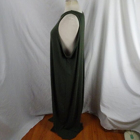 Torrid Women Green Long Tank Dress Size 4 - Picture 2 of 8